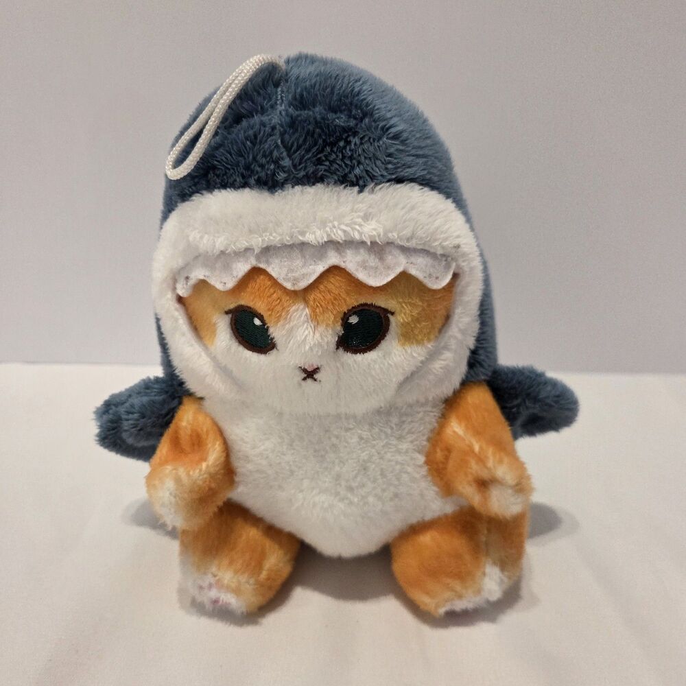Kawaii Mofusand Sea Shark Fish Cat Plush Stuffed Animal 8" Costume